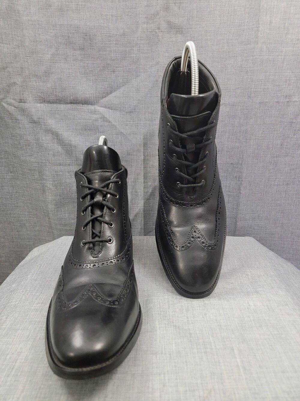 Cole Haan Men's Williams Wingtip Black Leather Ankle Boot 12M C20285 Dress